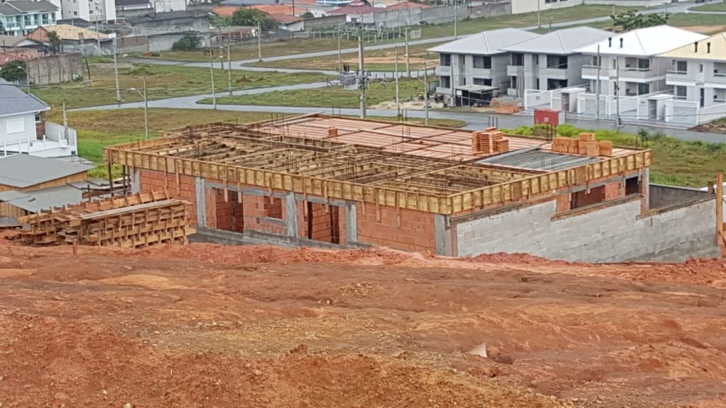 Lateral externo Ed. Manoel Gervázio - Proprieta Construtora - Green Village - Palhoça