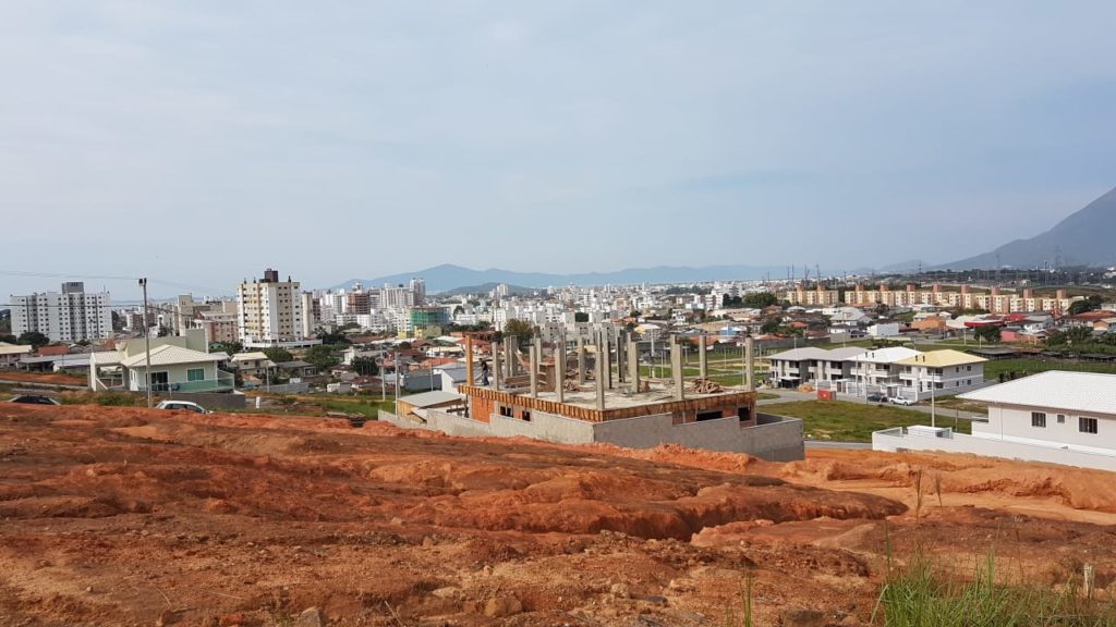 Vista externa traseira Ed. Manoel Gervázio - Proprieta Construtora - Green Village - Palhoça