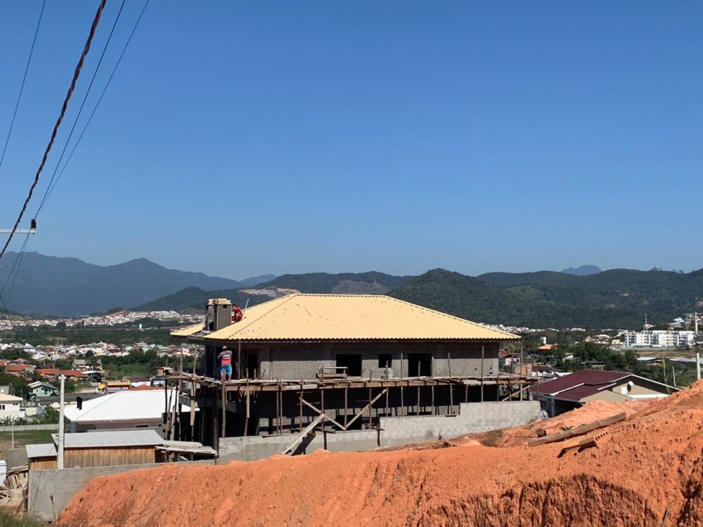 Vista Lateral Ed. Manoel Gervázio - Proprieta Construtora - Green Village - Palhoça