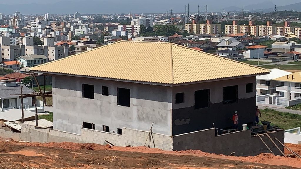 Vista Externa Traseira Ed. Manoel Gervázio - Proprieta Construtora - Green Village - Palhoça